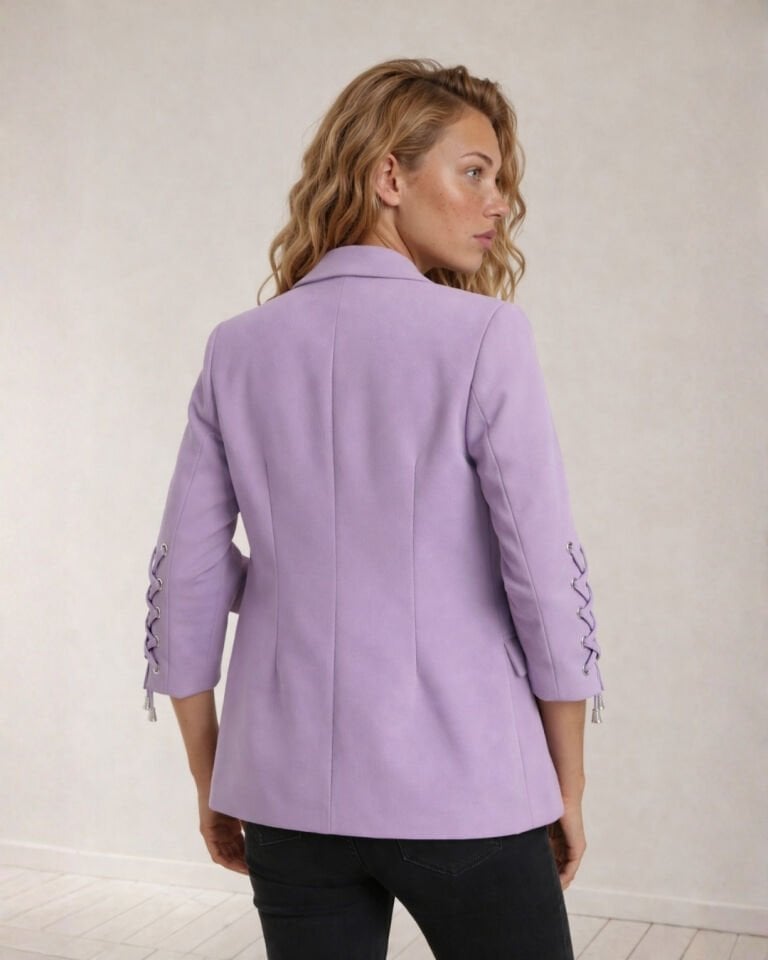Mia Yazlık Blazer Ceket - LİLA