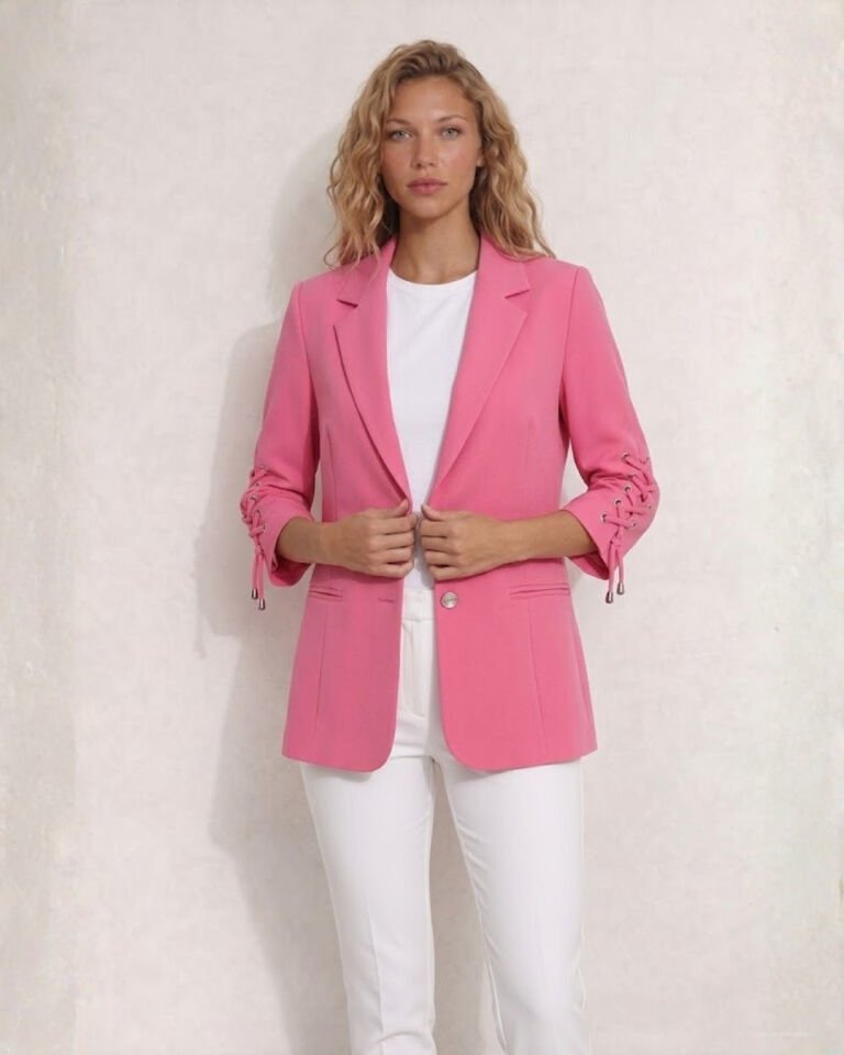 Mia Yazlık Blazer Ceket - PEMBE