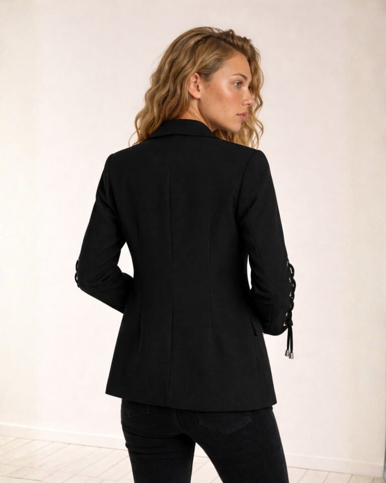 Mia Yazlık Blazer Ceket - SİYAH