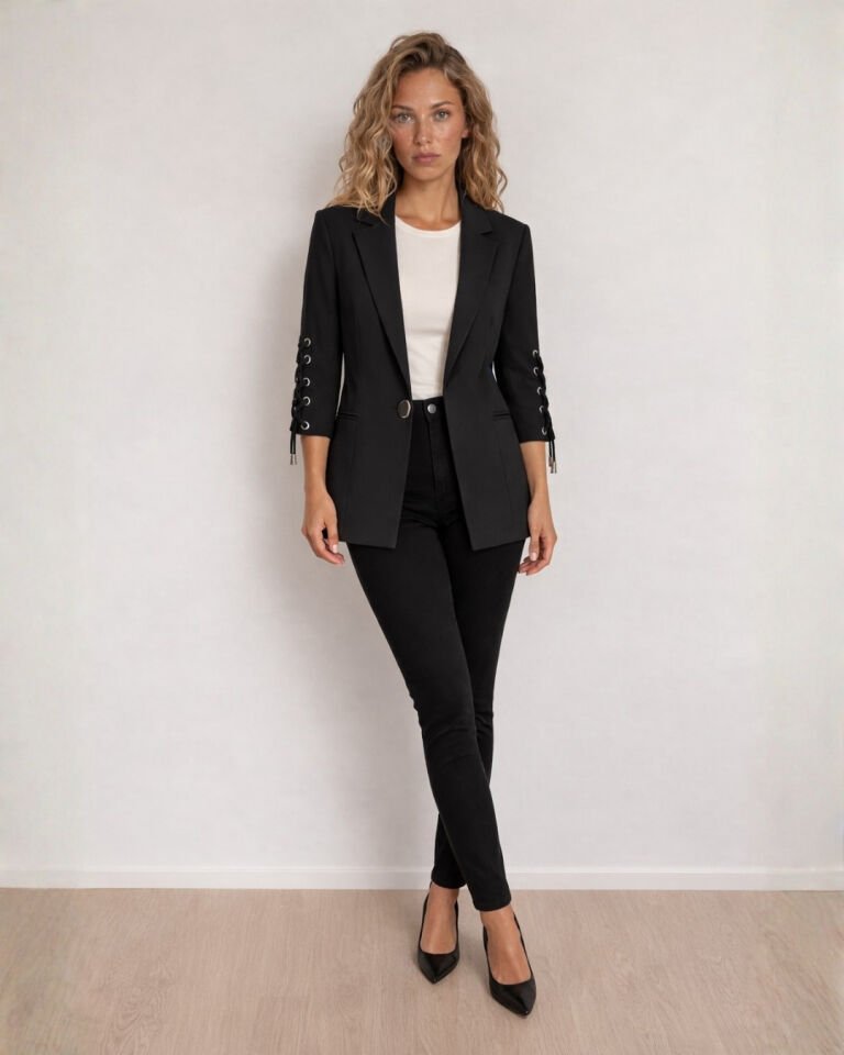 Mia Yazlık Blazer Ceket - SİYAH