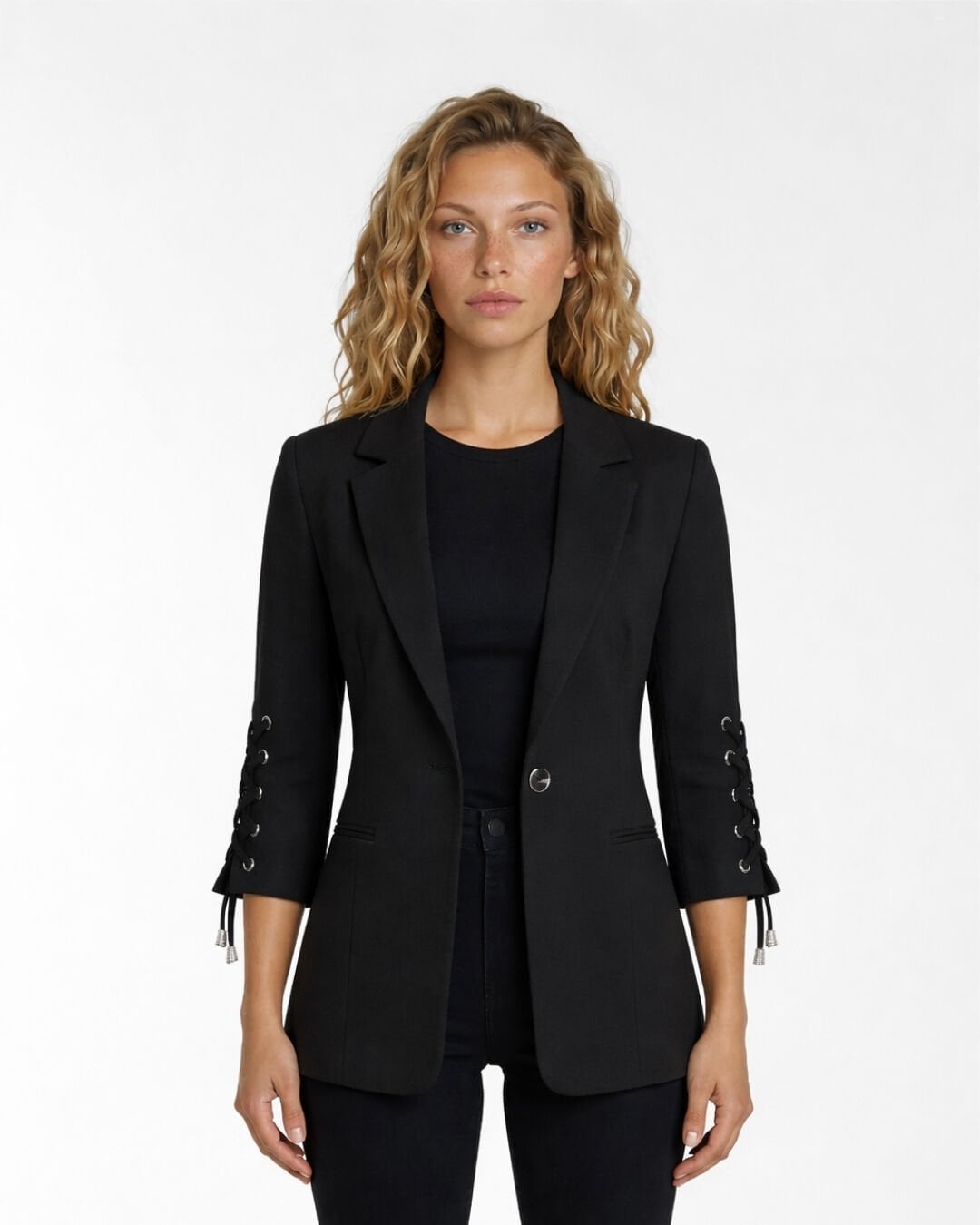 Mia Yazlık Blazer Ceket - SİYAH