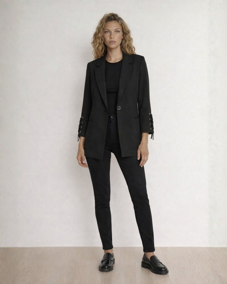 Mia Yazlık Blazer Ceket - SİYAH