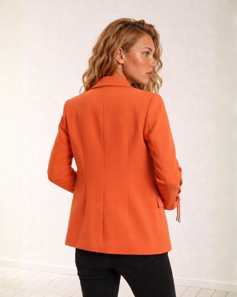 Mia Yazlık Blazer Ceket - TURUNCU