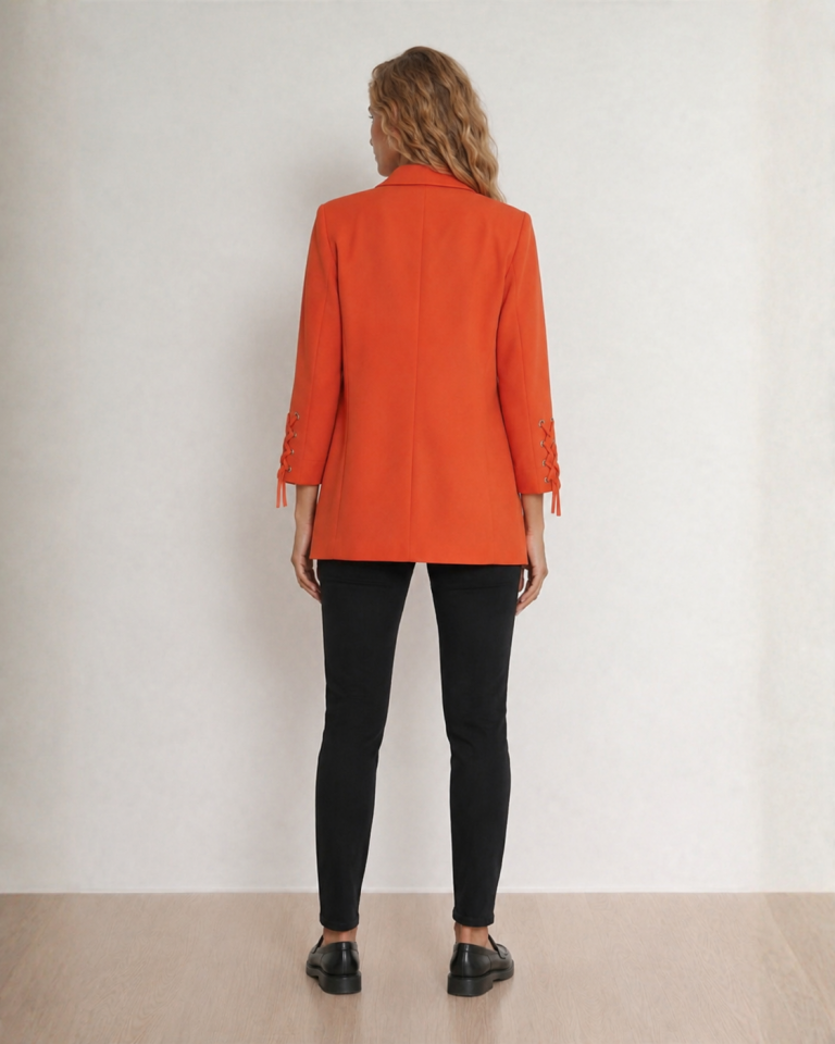 Mia Yazlık Blazer Ceket - TURUNCU