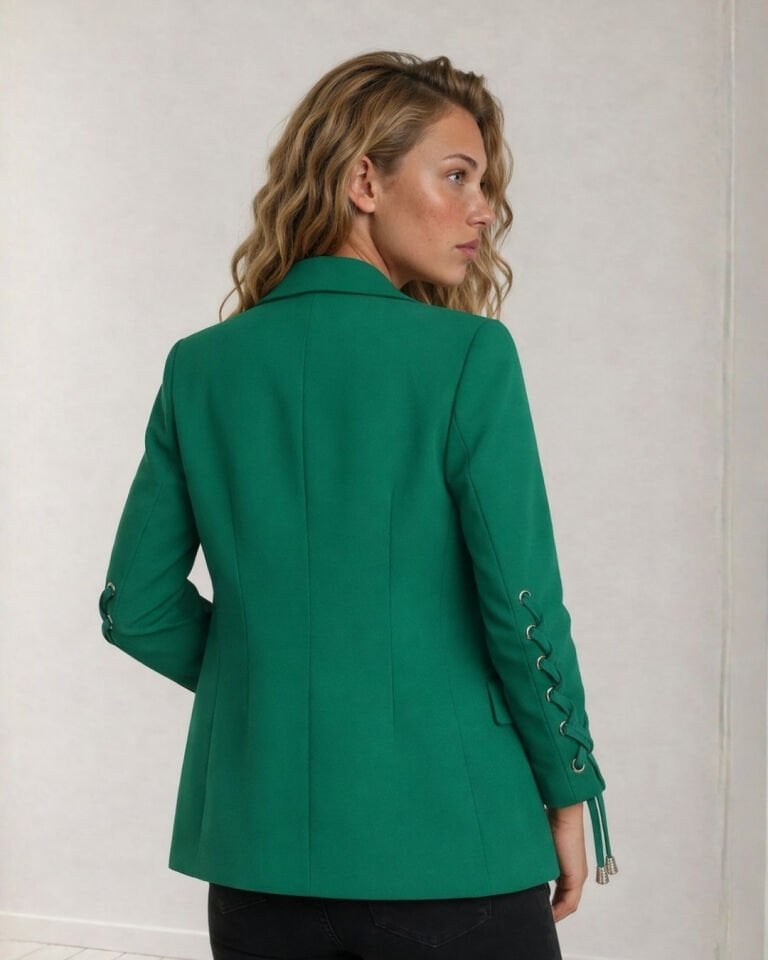 Mia Yazlık Blazer Ceket - YEŞİL