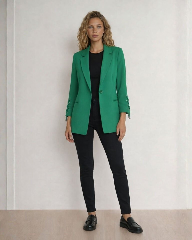 Mia Yazlık Blazer Ceket - YEŞİL