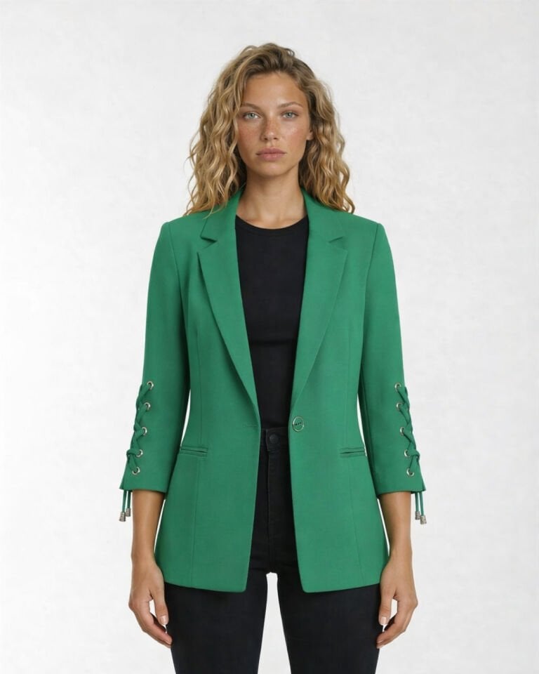 Mia Yazlık Blazer Ceket - YEŞİL