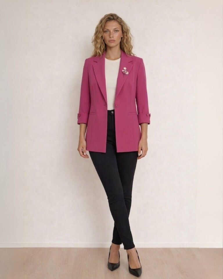 Diya Blazer Ceket - PEMBE