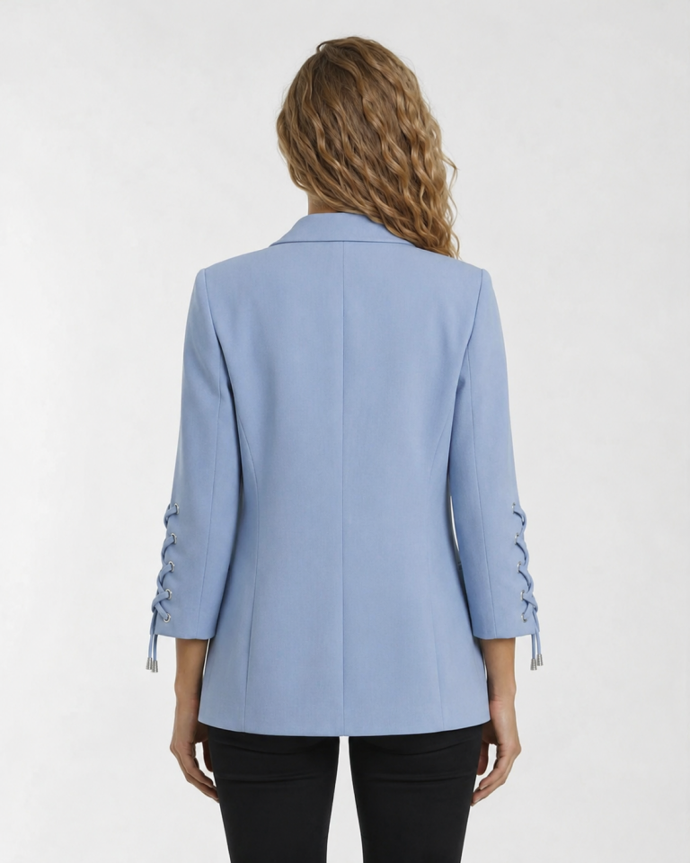 Mia Yazlık Blazer Ceket - BUZ MAVİ