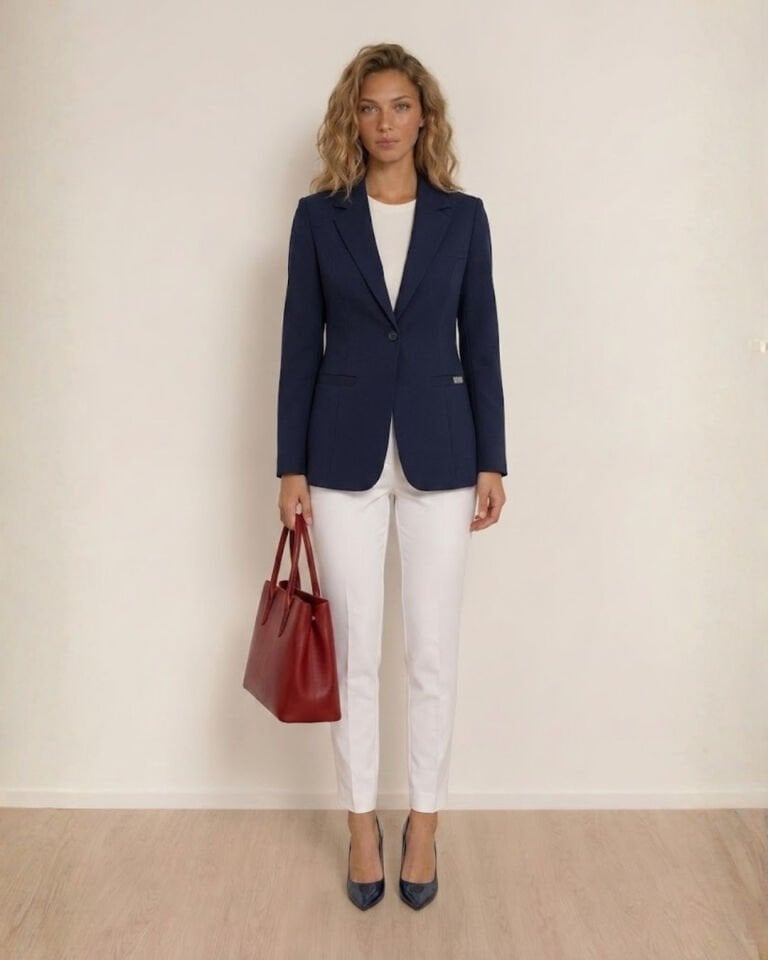 Ruby Blazer Ceket - LACİVERT