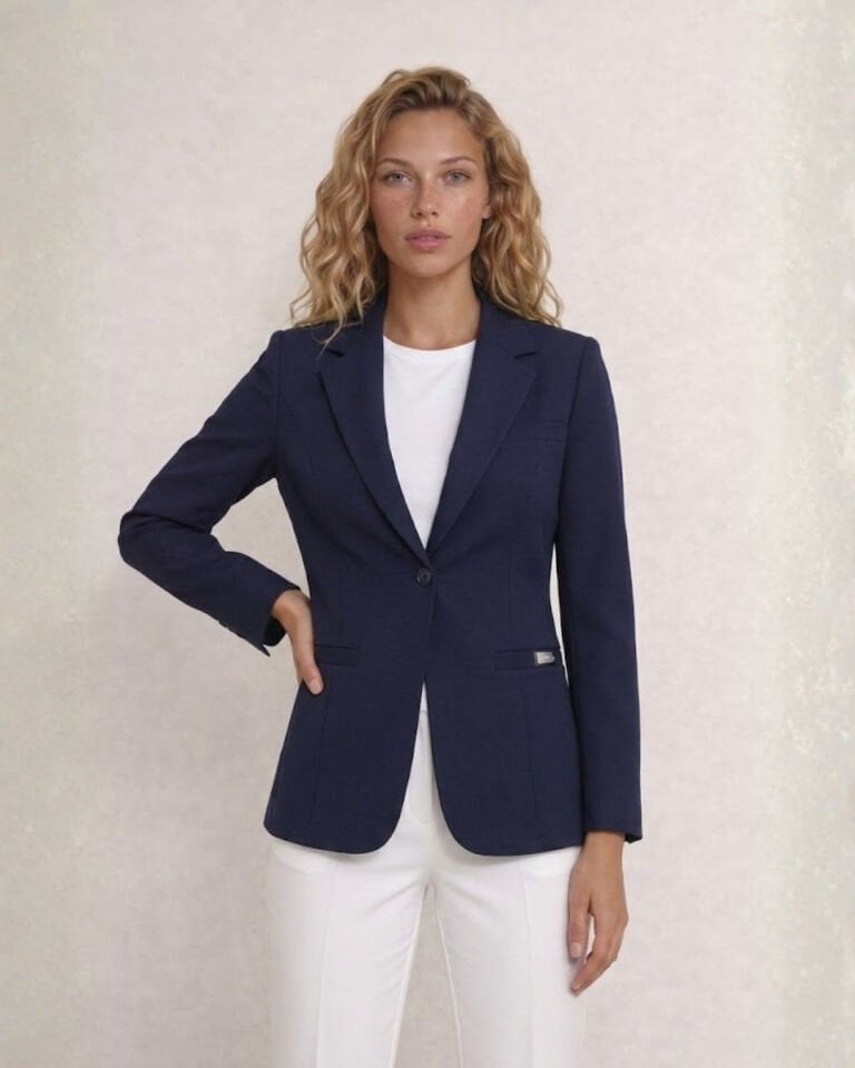 Ruby Blazer Ceket - LACİVERT