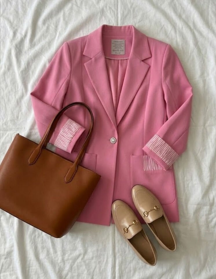 Adel Blazer Ceket - PEMBE