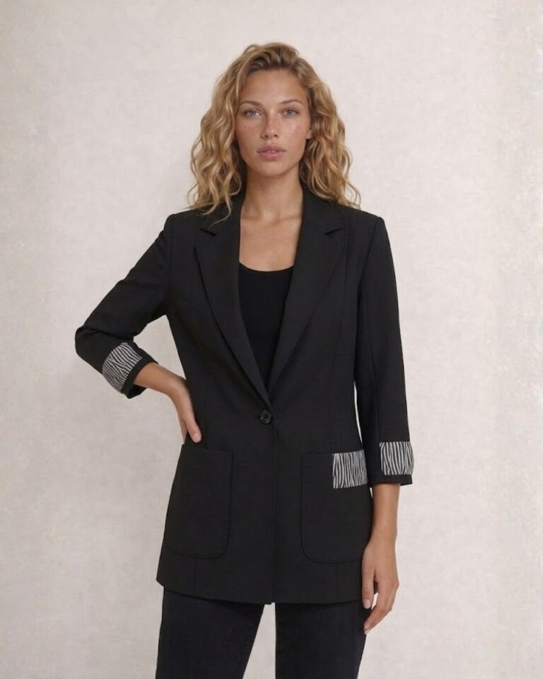 Adel Blazer Ceket - SİYAH