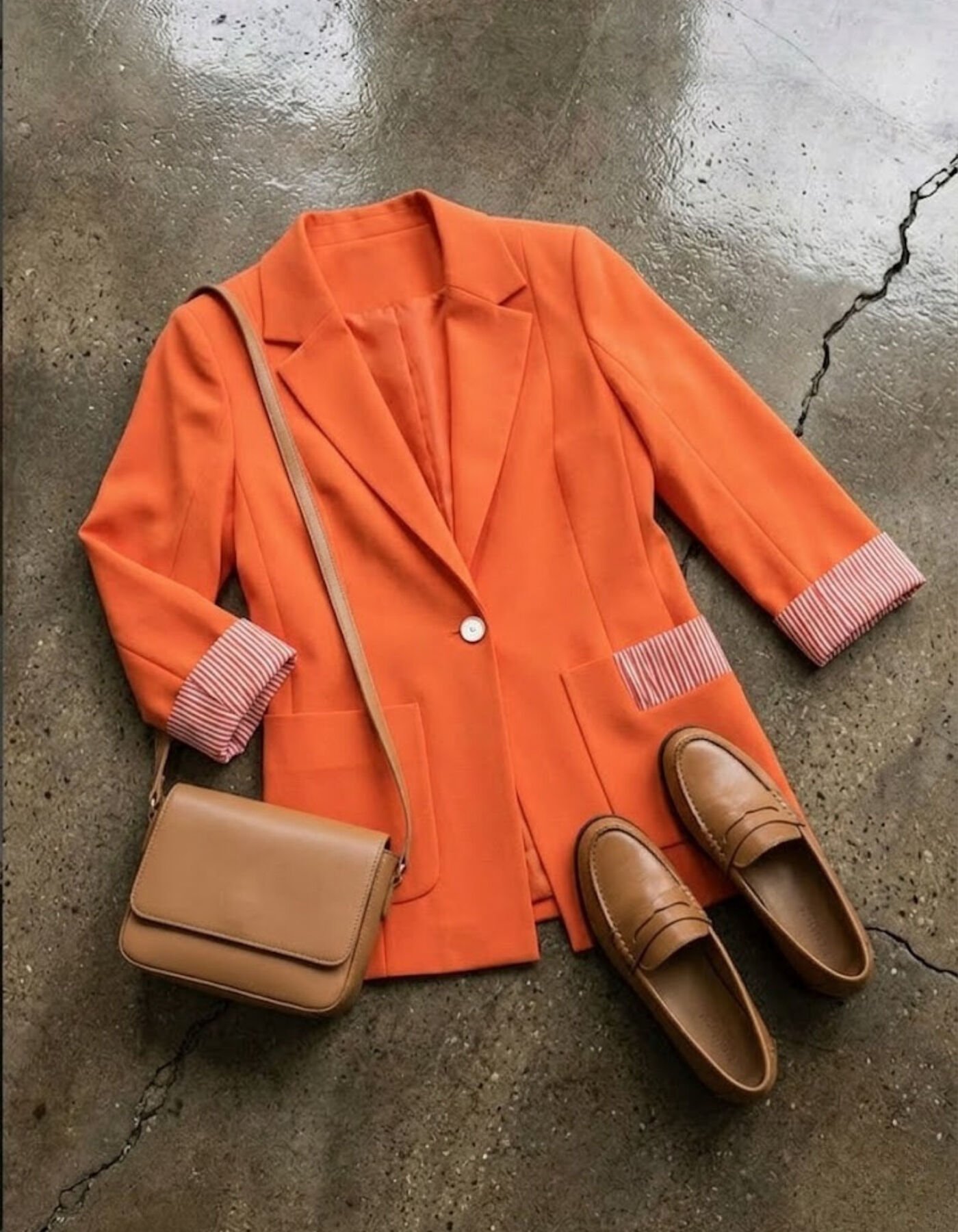 Adel Blazer Ceket - TURUNCU