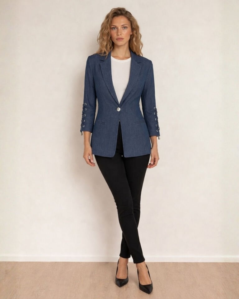 Sofia Blazer Ceket - LACİVERT