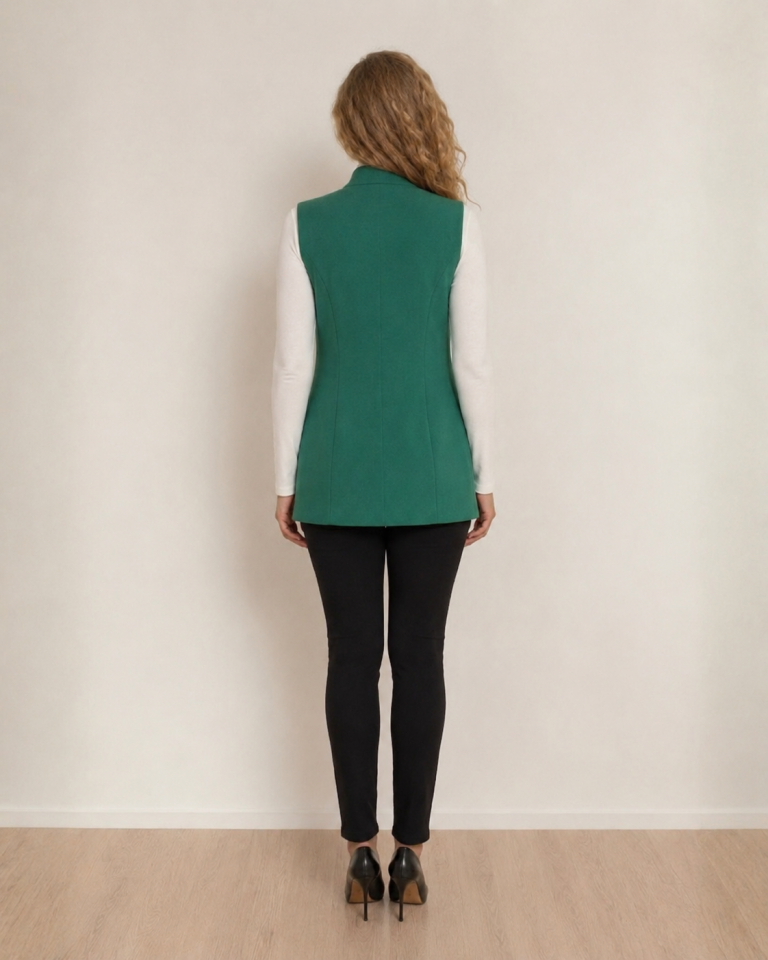 Marta Canvas Yelek - YEŞİL