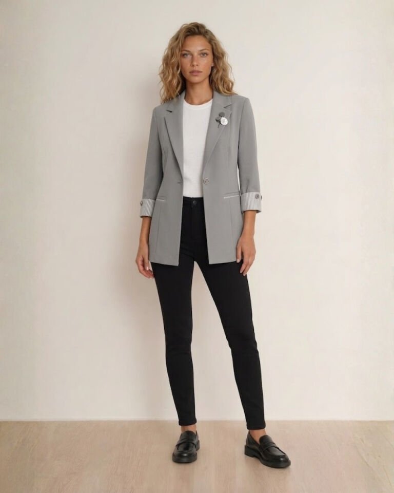 Amara Blazer Ceket - GRİ