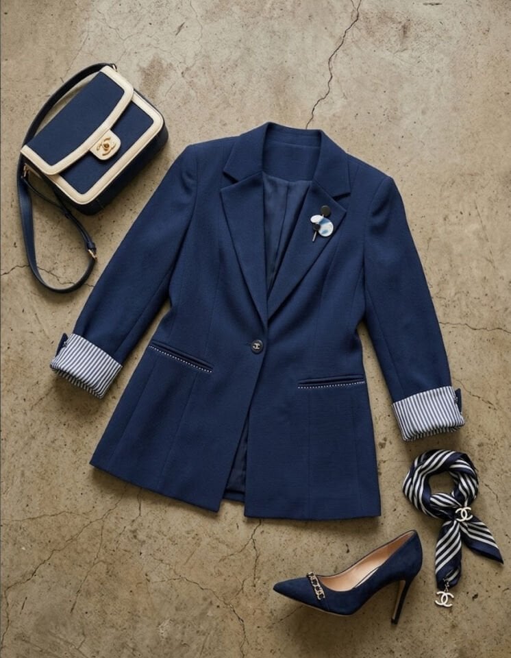 Amara Blazer Ceket - LACİVERT