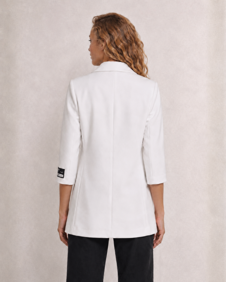 Zoe Yazlık Blazer Ceket - BEYAZ