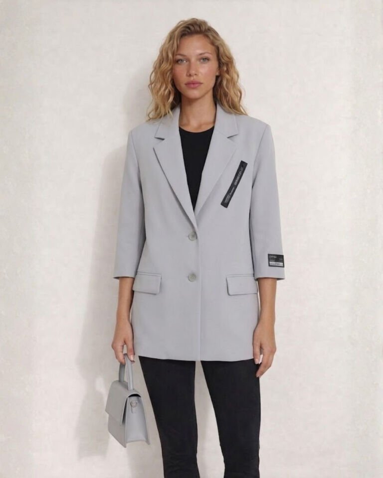Zoe Yazlık Blazer Ceket - GRİ
