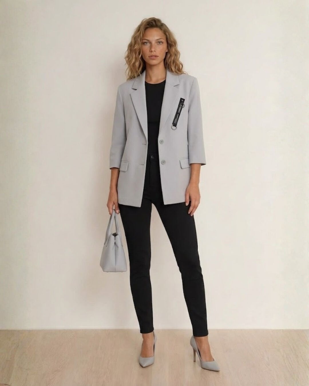 Zoe Yazlık Blazer Ceket - GRİ