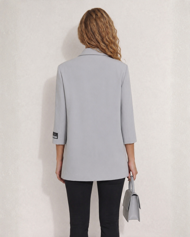 Zoe Yazlık Blazer Ceket - GRİ