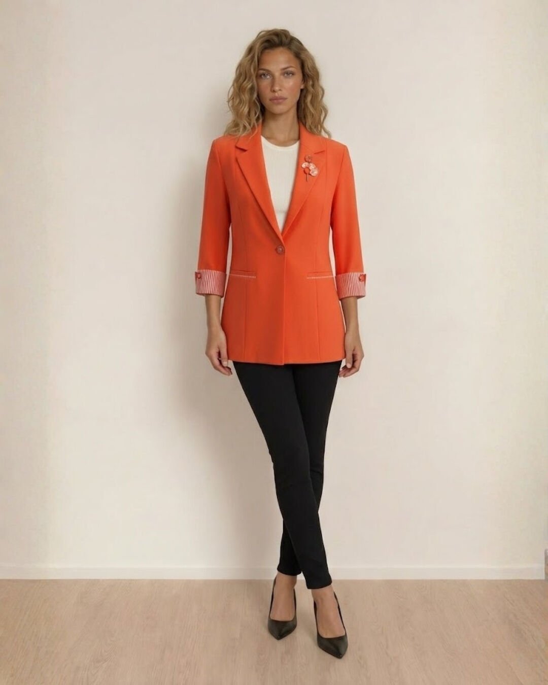 Amara Blazer Ceket - TURUNCU