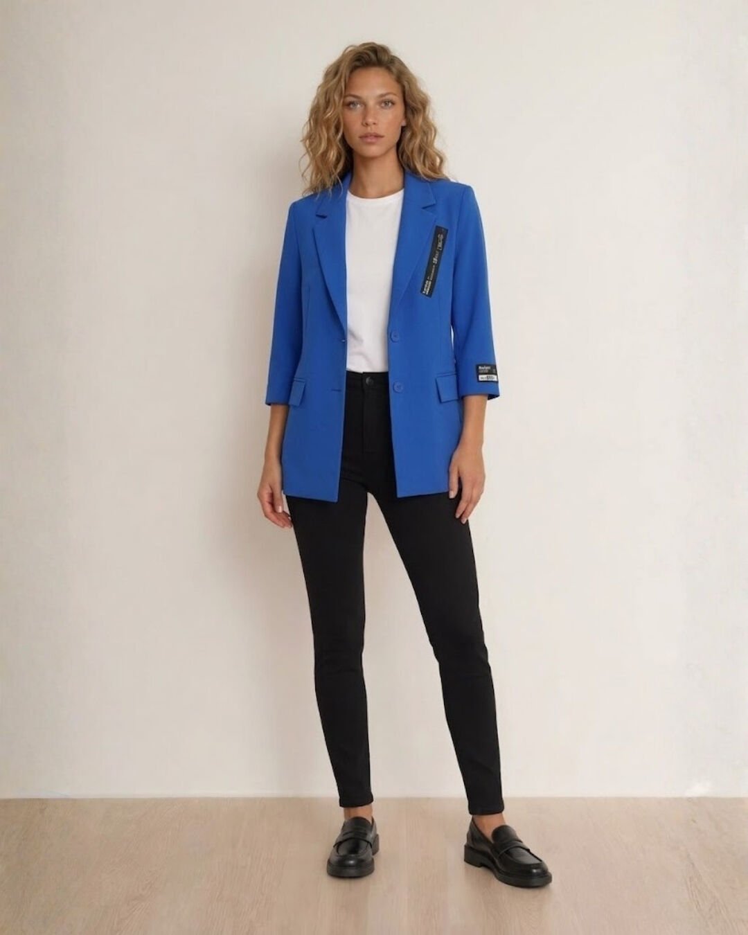 Zoe Yazlık Blazer Ceket - İNDİGO