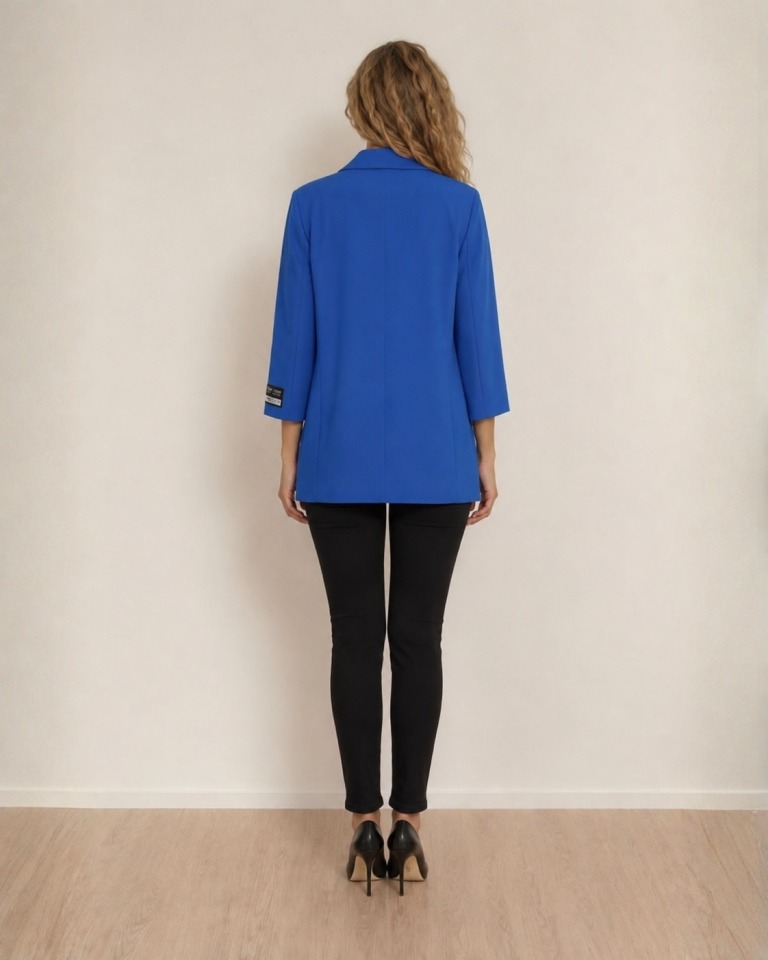 Zoe Yazlık Blazer Ceket - İNDİGO