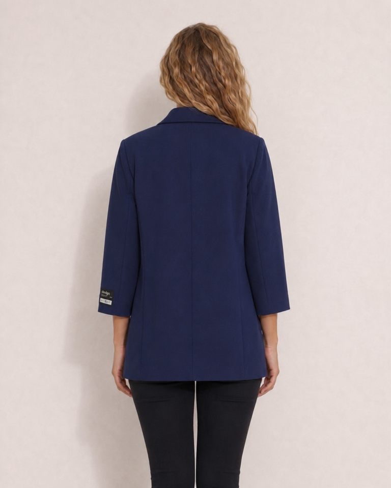 Zoe Yazlık Blazer Ceket - LACİVERT