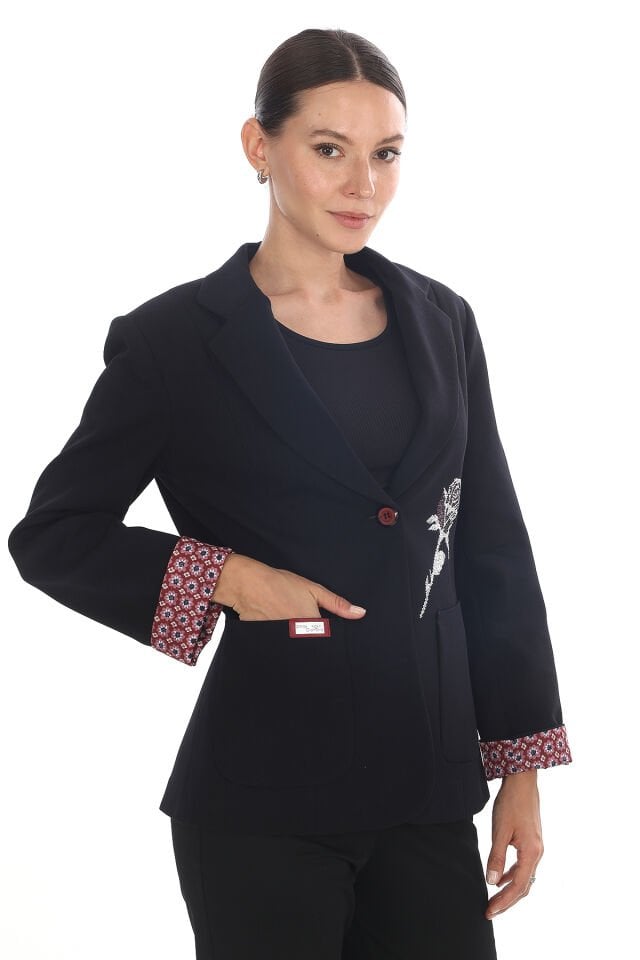 Taş İşlemeli Ceket