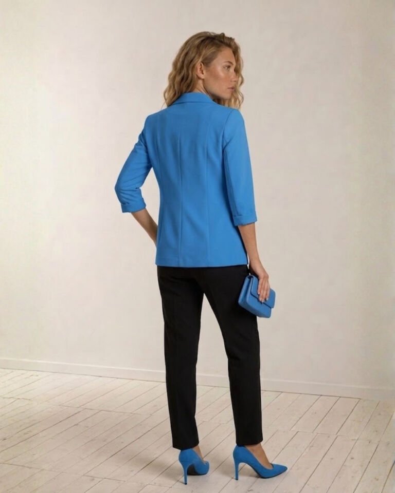 Zoe Yazlık Blazer Ceket - MAVİ