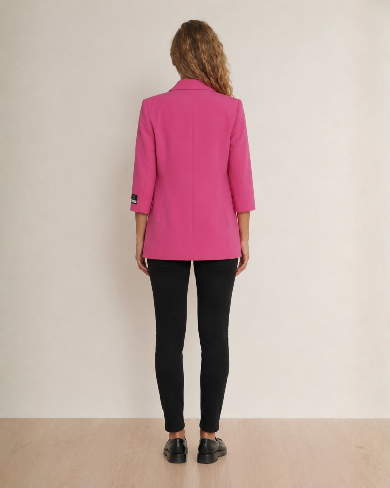 Zoe Yazlık Blazer Ceket - PEMBE