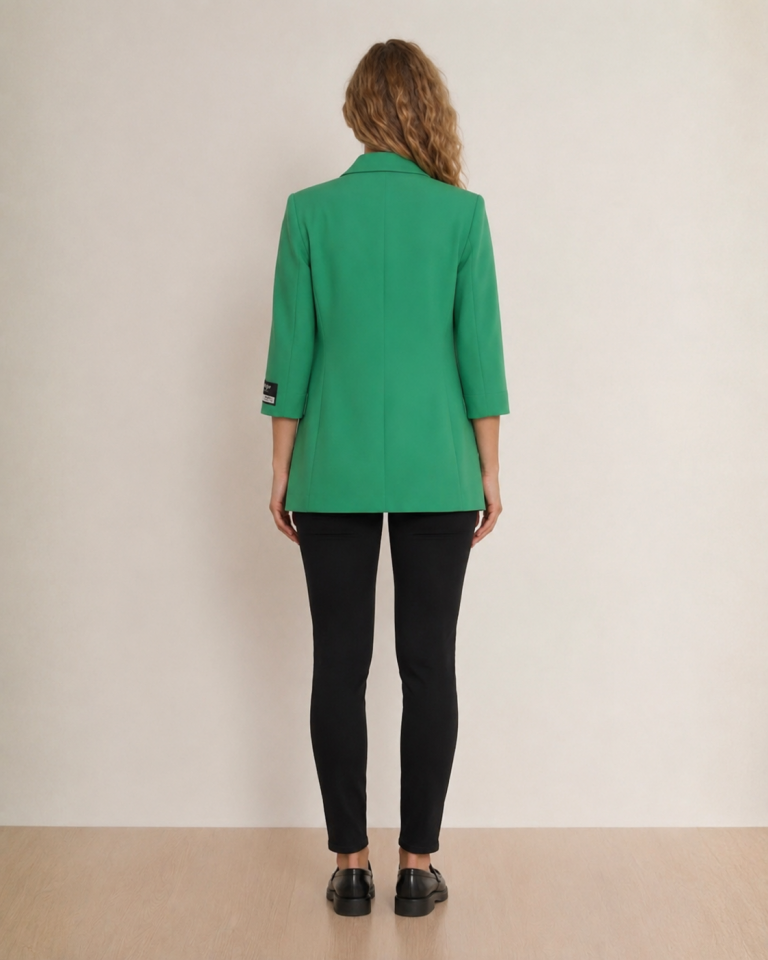 Zoe Yazlık Blazer Ceket - YEŞİL