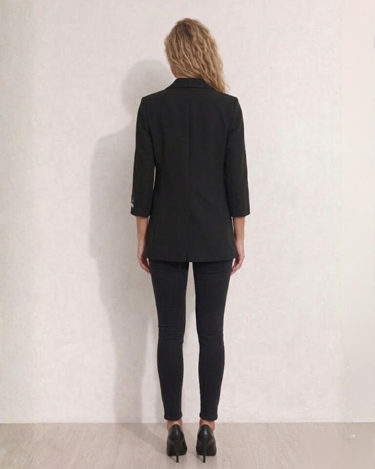 Alanis Yarım Kol Blazer Ceket - SİYAH