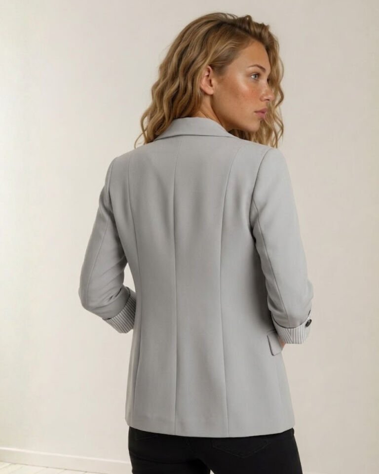 Anna Yazlık Blazer Ceket - GRİ