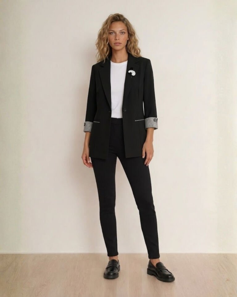 Anna Yazlık Blazer Ceket - SİYAH