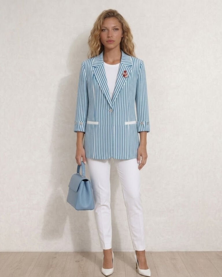 Arya Yazlık Blazer Ceket - MAVİ
