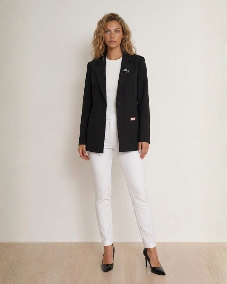 Ava Uzun Kollu Blazer Ceket - SİYAH