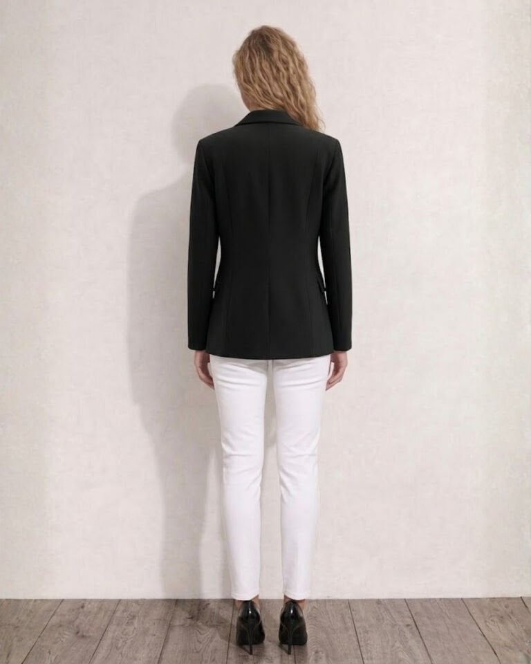 Ava Uzun Kollu Blazer Ceket - SİYAH