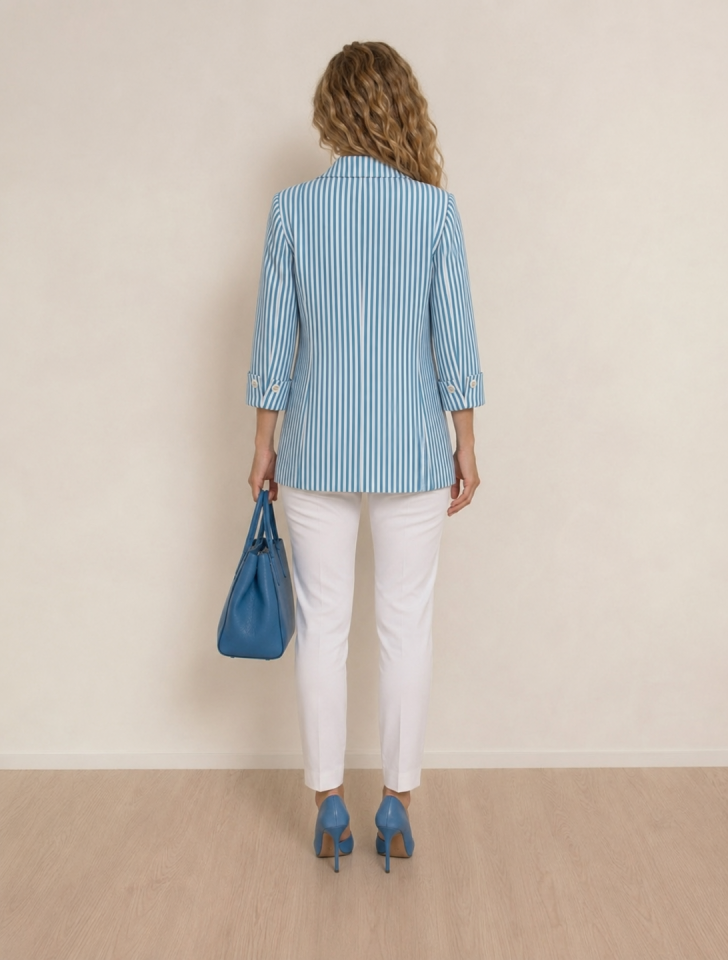 Arya Yazlık Blazer Ceket - MAVİ
