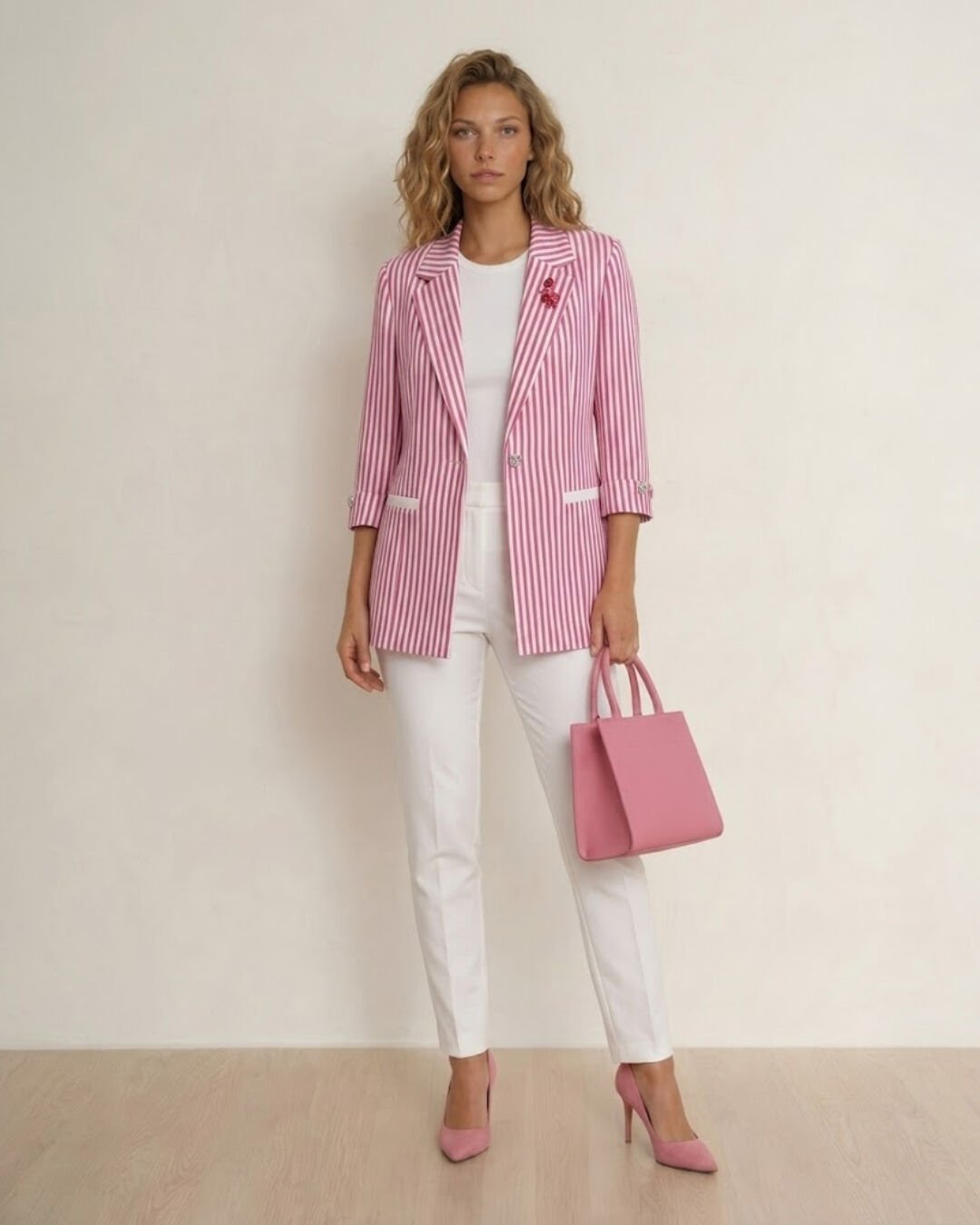 Arya Yazlık Blazer Ceket - PEMBE
