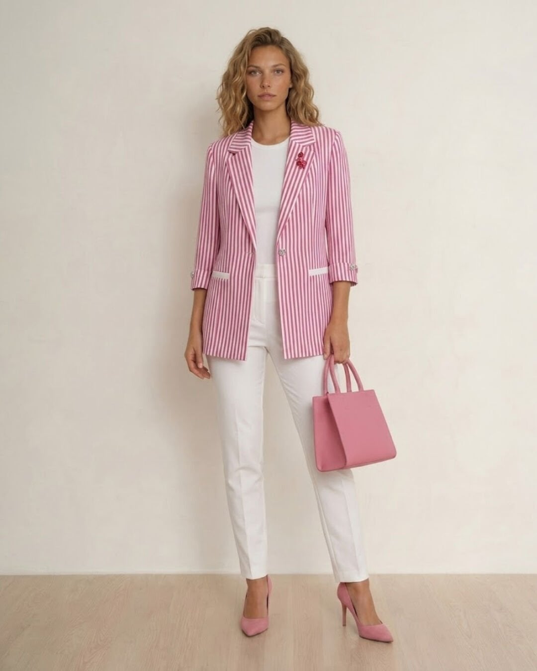 Arya Yazlık Blazer Ceket - PEMBE