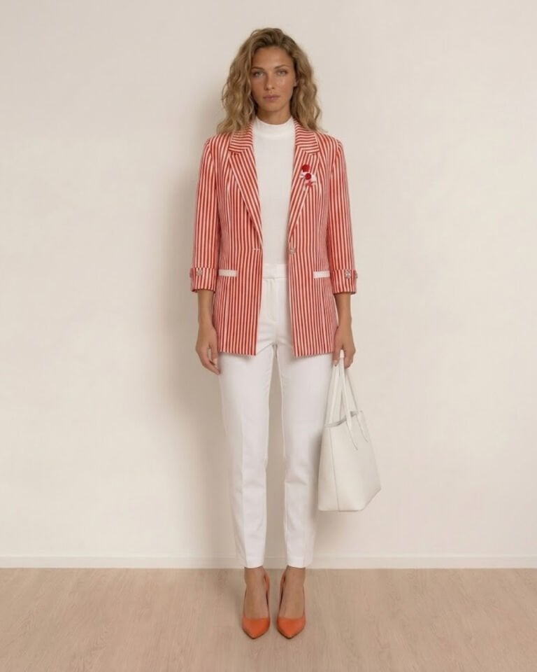 Arya Yazlık Blazer Ceket - TURUNCU