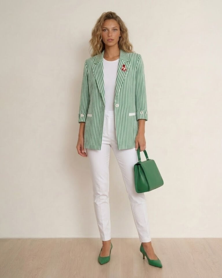 Arya Yazlık Blazer Ceket - YEŞİL