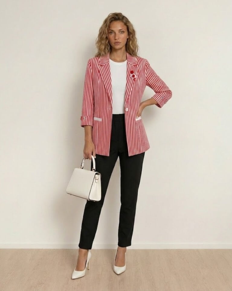 Arya Yazlık Blazer Ceket & Pantolon Takım - TURUNCU