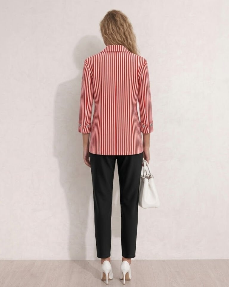 Arya Yazlık Blazer Ceket & Pantolon Takım - TURUNCU