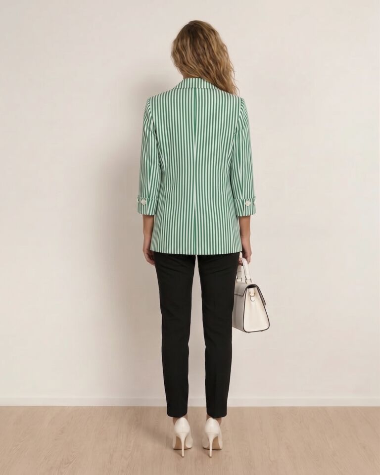 Arya Yazlık Blazer Ceket & Pantolon Takım - YEŞİL