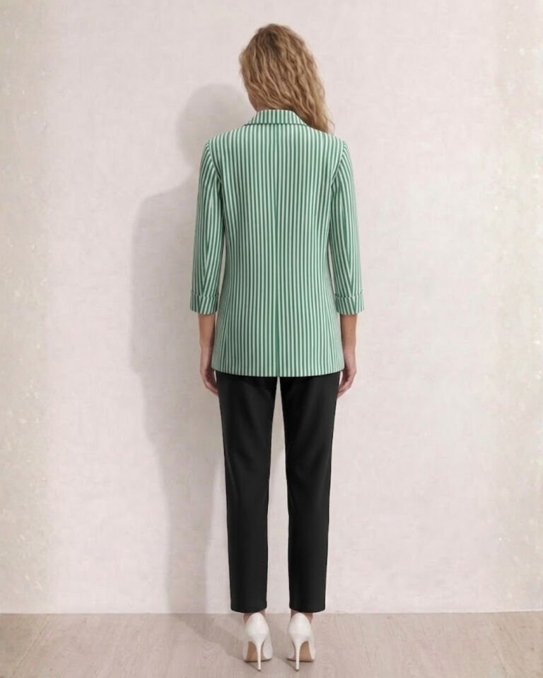 Rosa Yazlık Blazer Ceket & Pantolon Takım - YEŞİL