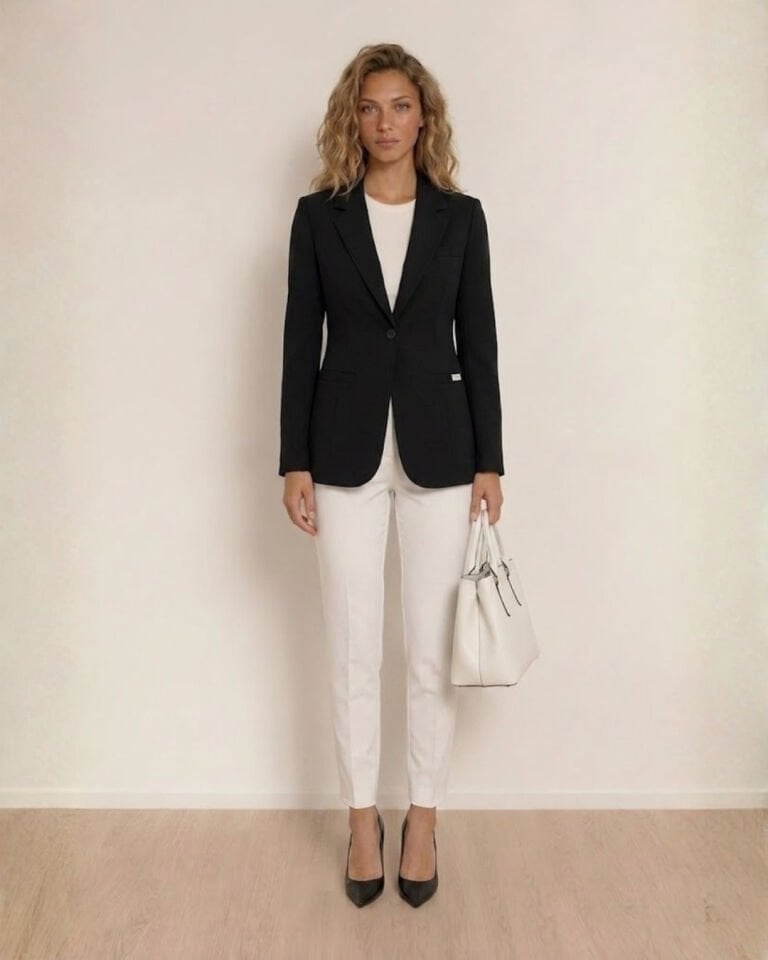 Emma Uzun Kollu Blazer Ceket - SİYAH